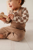 Long Sleeve Bodysuit Bamboo - Trains