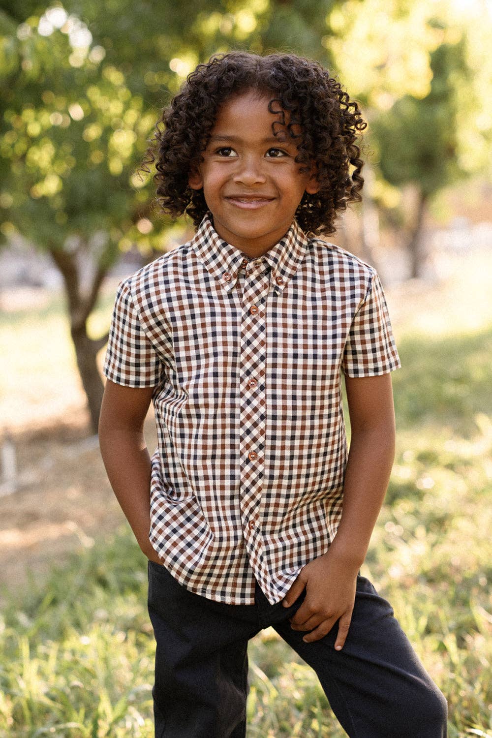 James Shirt in Chestnut