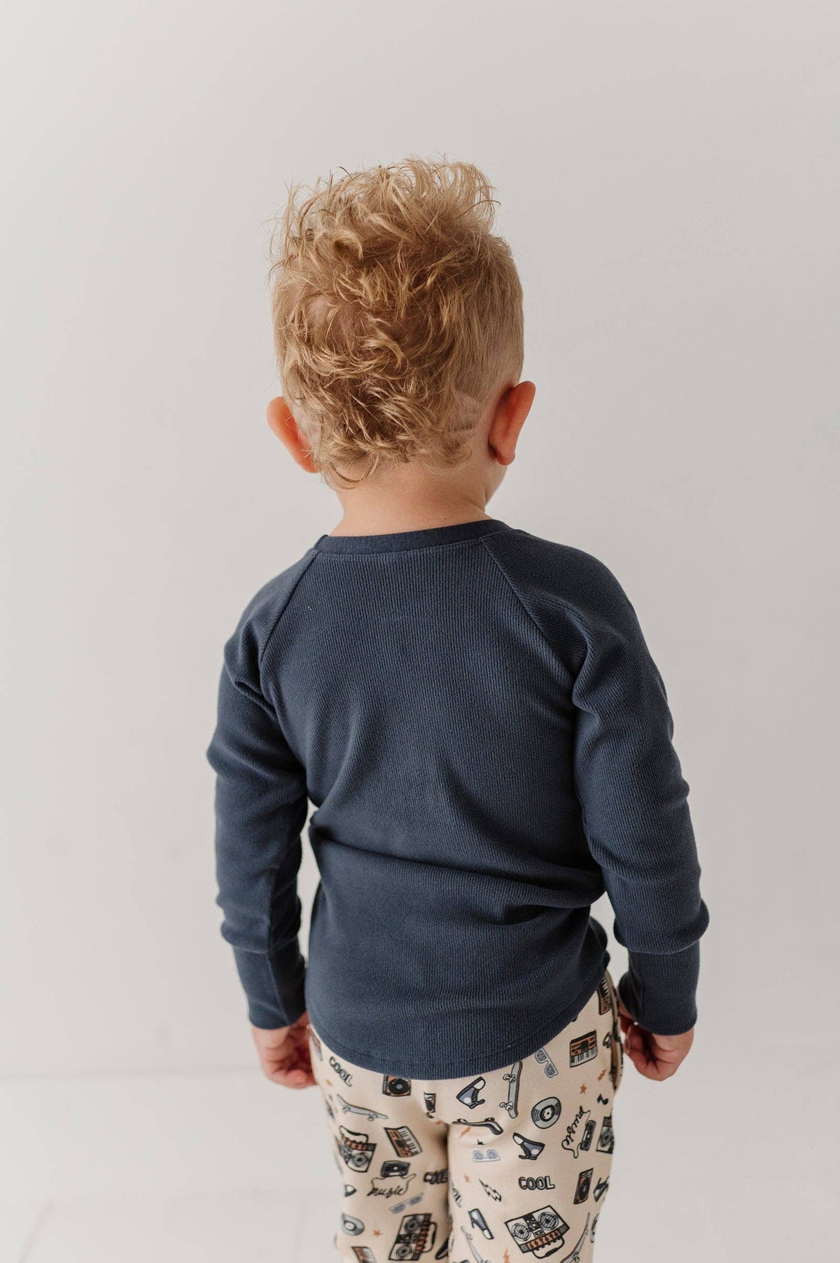 Babysprouts Ribbed Top - Blue