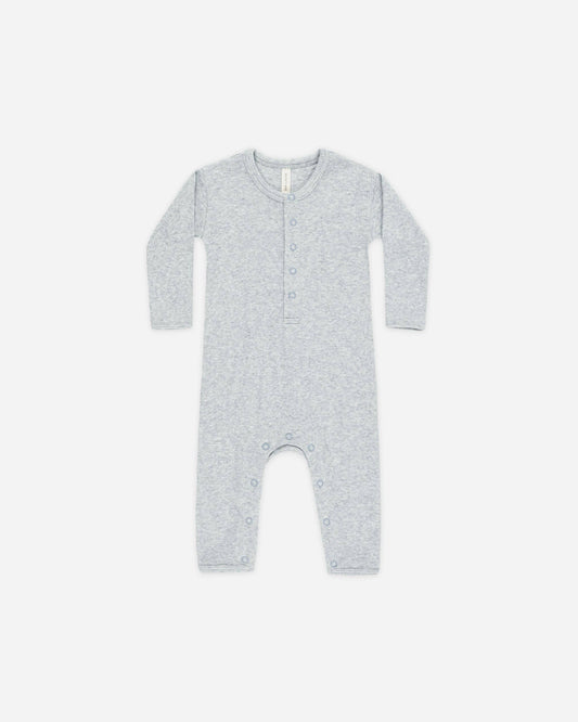 Ribbed Jumpsuit - Dusty Blue
