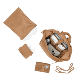 Indi Diaper Backpack in Camel, Large