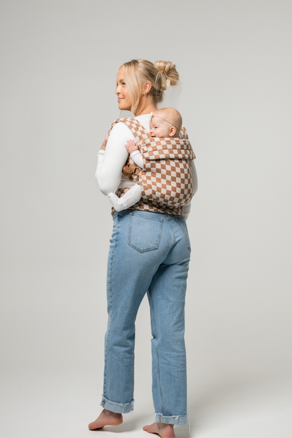 The Monarch Baby Carrier - Mocha Check
