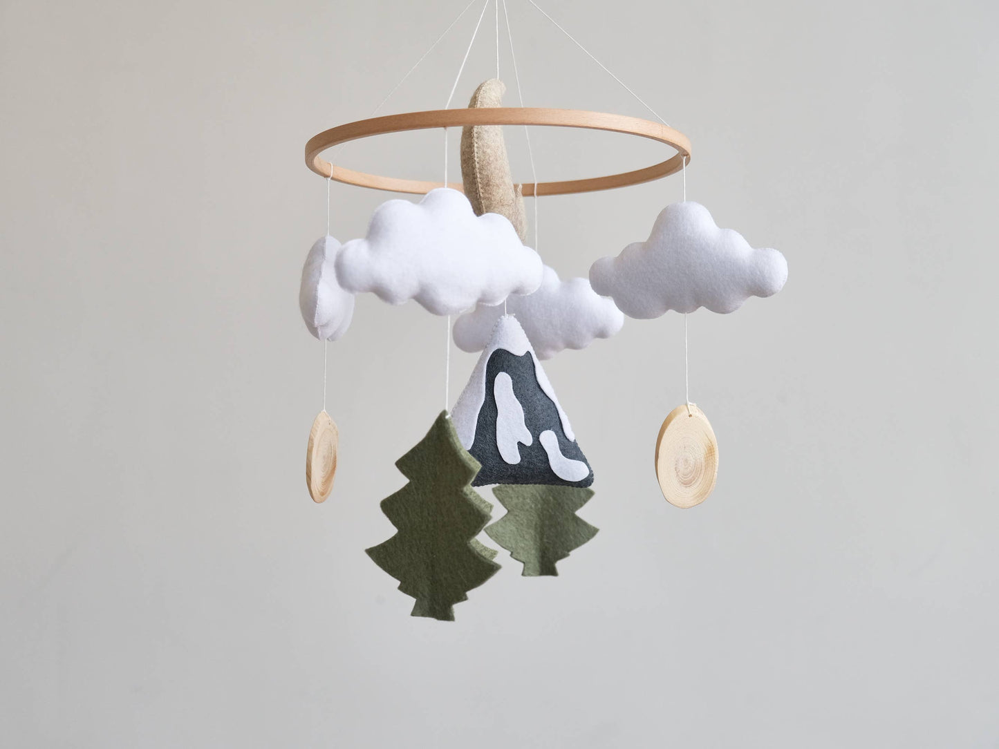 Baby mobile - Mountain nursery mobile - Baby crib mobile