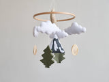 ChilDreams - Baby mobile - Mountain nursery mobile - Baby crib mobile