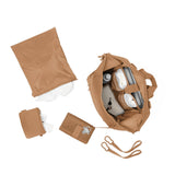 Indi Diaper Backpack in Camel, Large