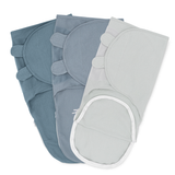 Easy Swaddle Blankets w/ Zipper - 3 Pack