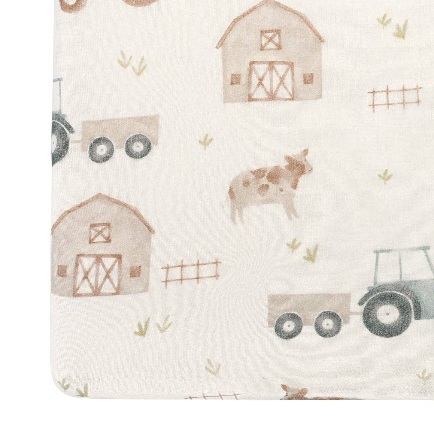 Fitted Crib Sheet - Farmhouse