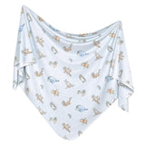 Knit Swaddle Blanket - Winnie the Pooh and Friends