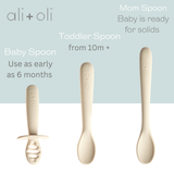 Ali+Oli - Multi Stage Spoon Set for Baby (Coco)