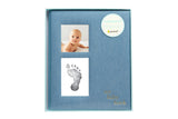 Chambray Baby Book & Ink Pad - Blue