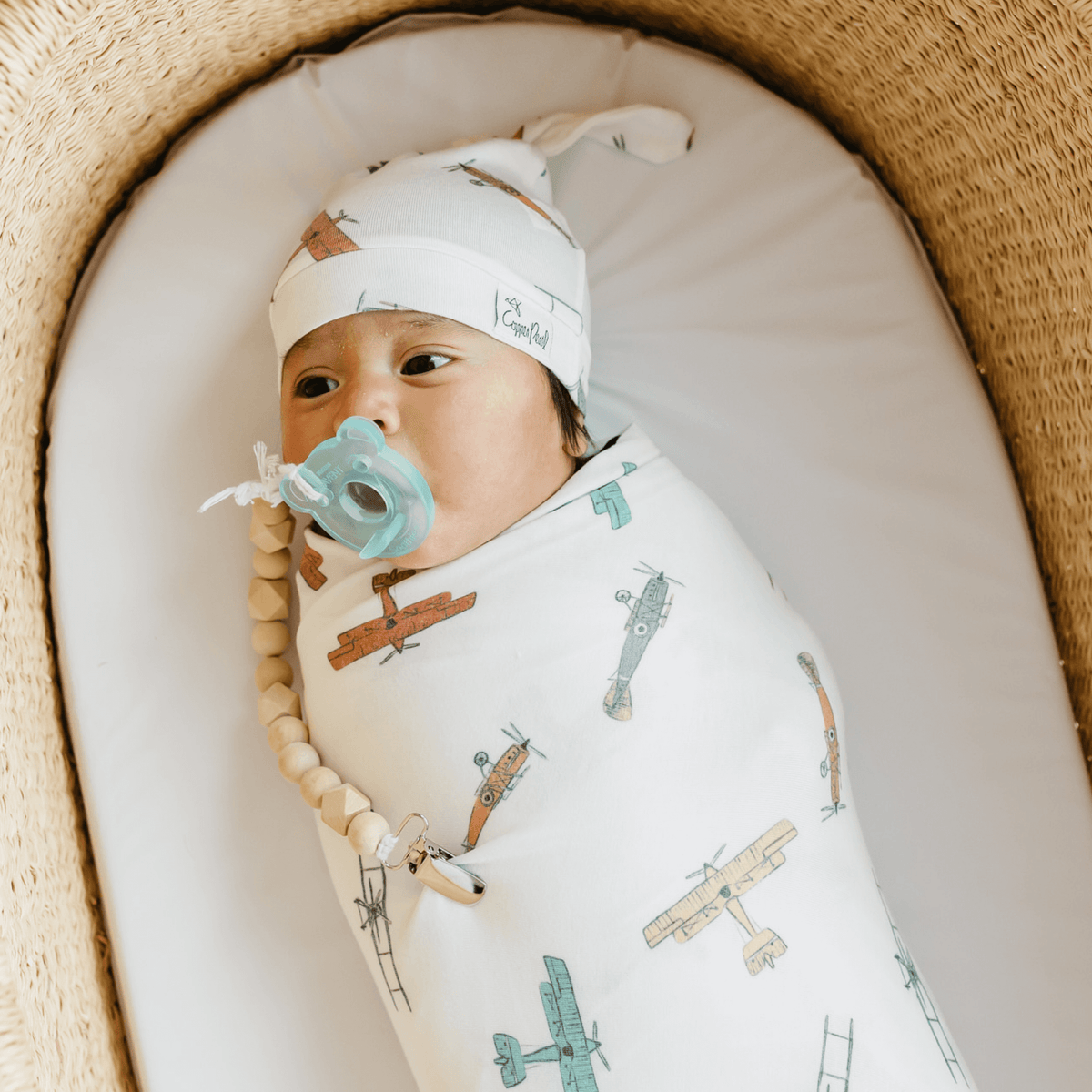Knit Swaddle Blanket - Ace