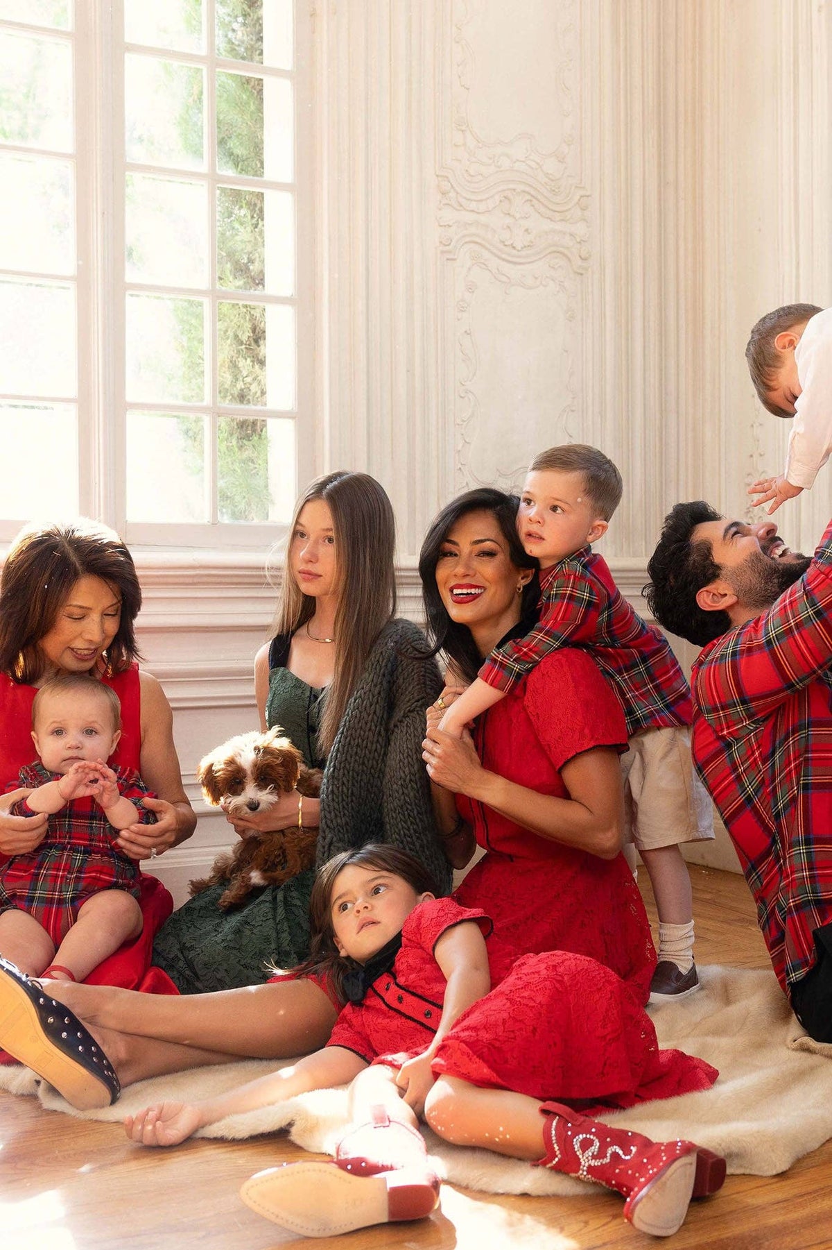 ICC Madeline Romper - Holiday Plaid