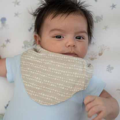 Muslin Bib Set - Cove Ocean