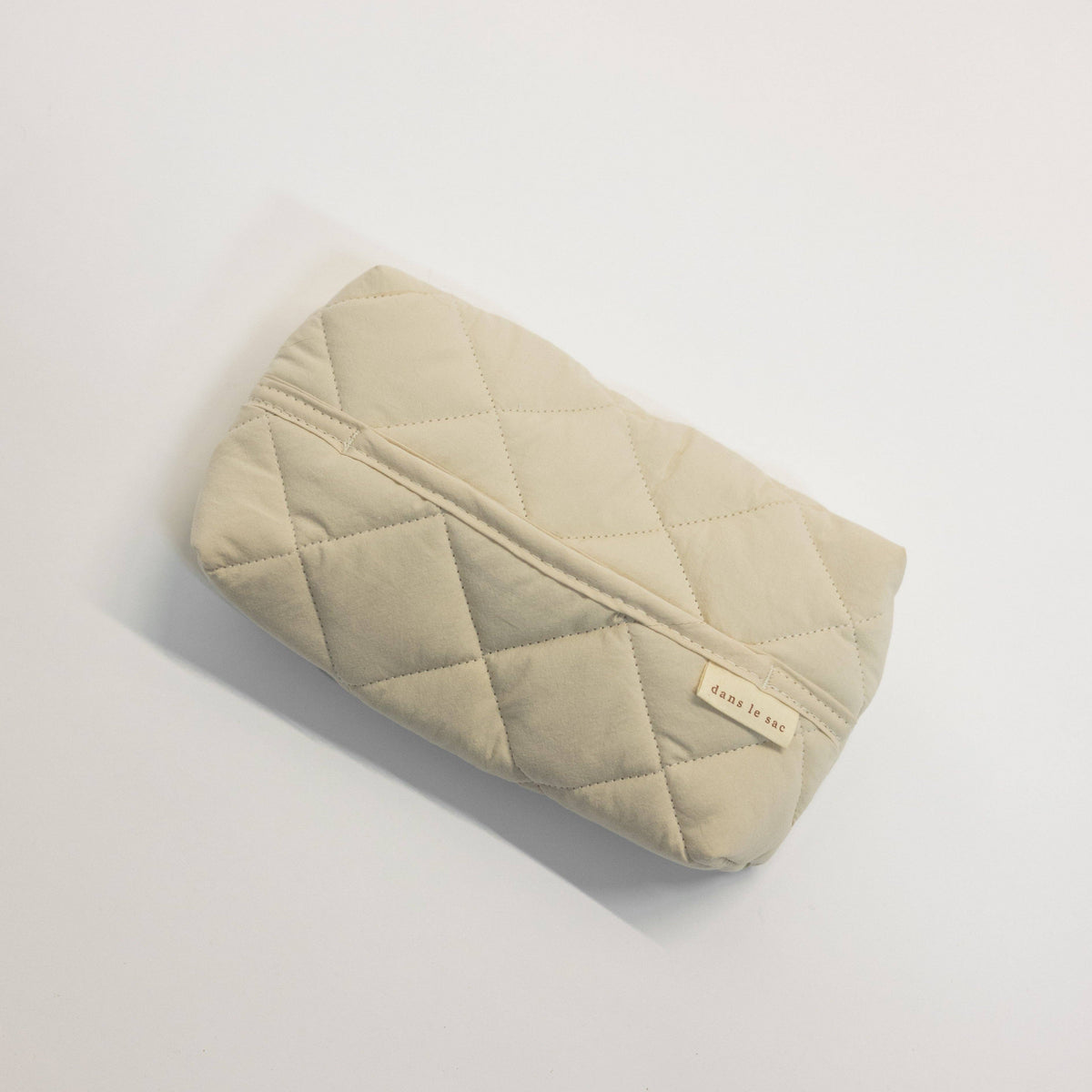 Quilted Wipes Pouch - Crème
