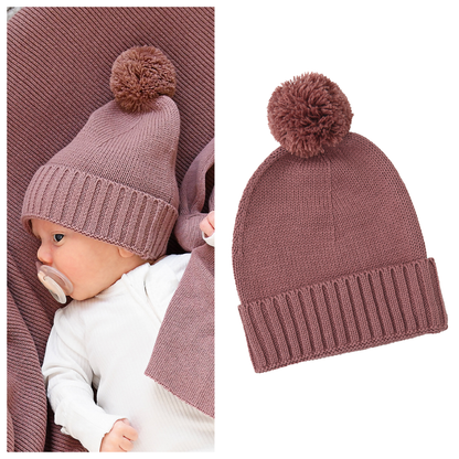 KNIT POM BEANIE