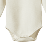 Waffle Henley Long Sleeve Bodysuit