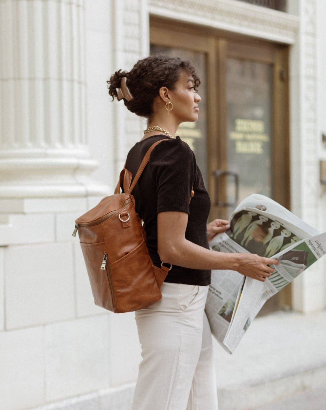 La Mère Vegan Leather Backpack Original