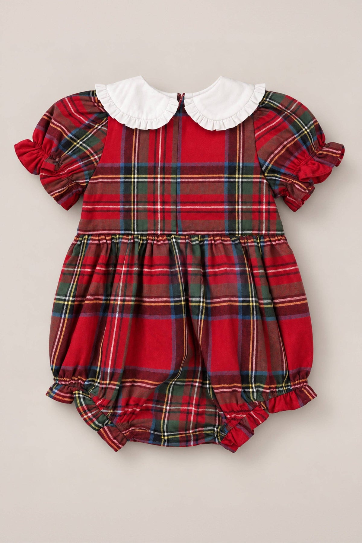 Emery Romper in Holiday Plaid
