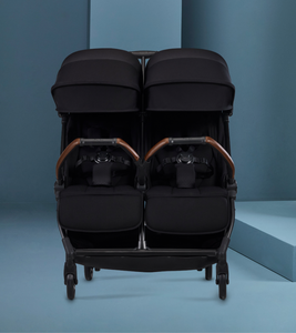 Silver Cross Jet Double Travel Stroller-Black