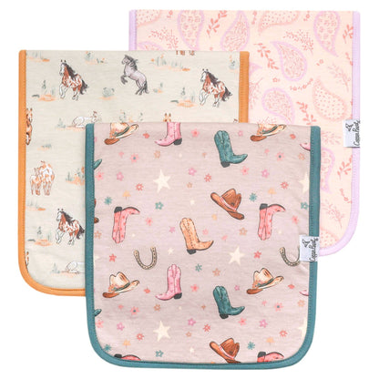 Premium Burp Cloths - Cheyenne