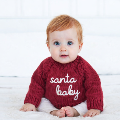 Knit Sweater - Santa Baby