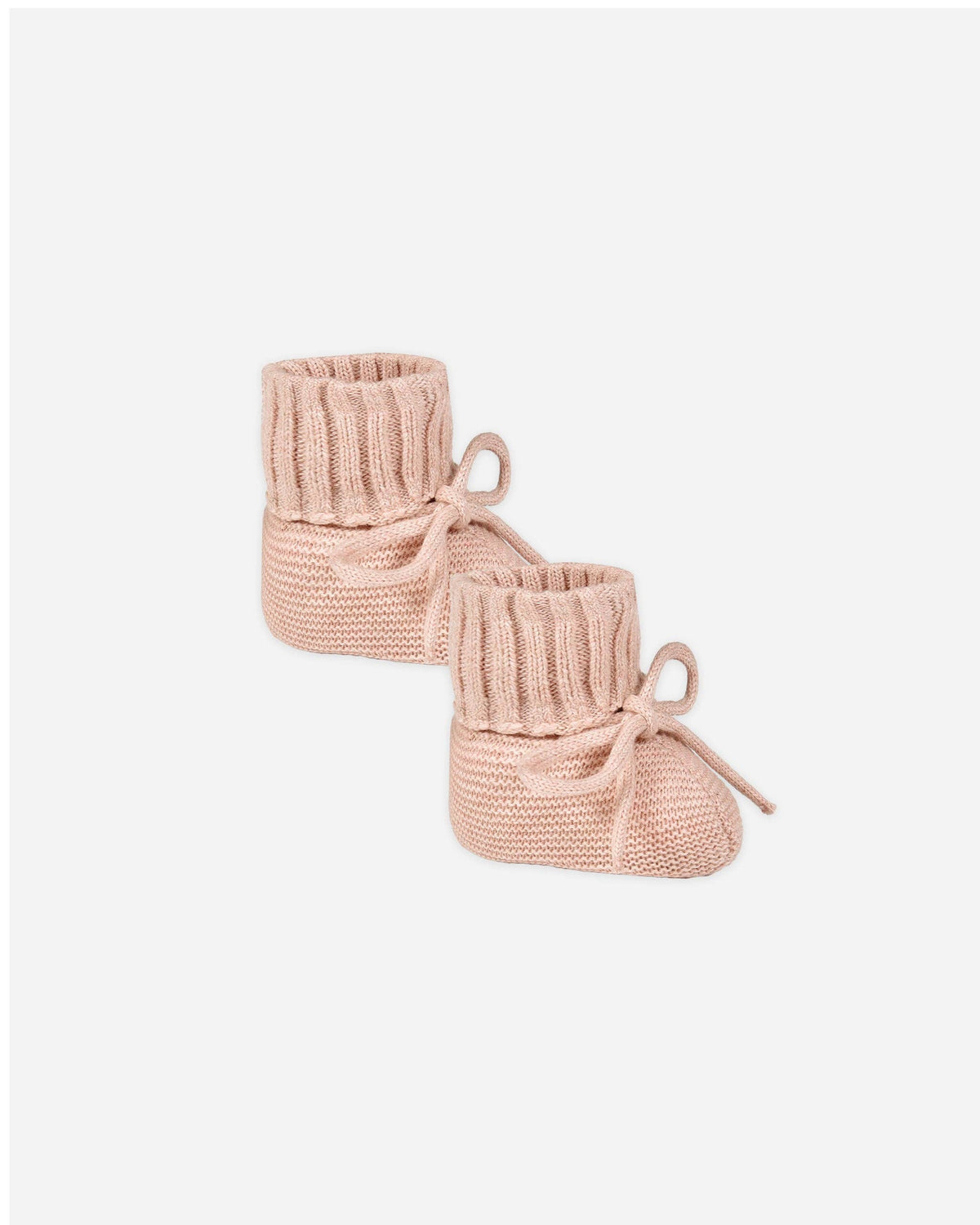 Knit Booties - Rose