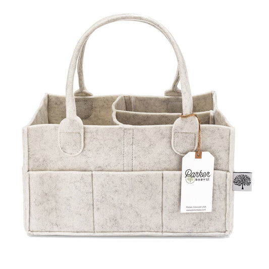 Large Diaper Caddy - White