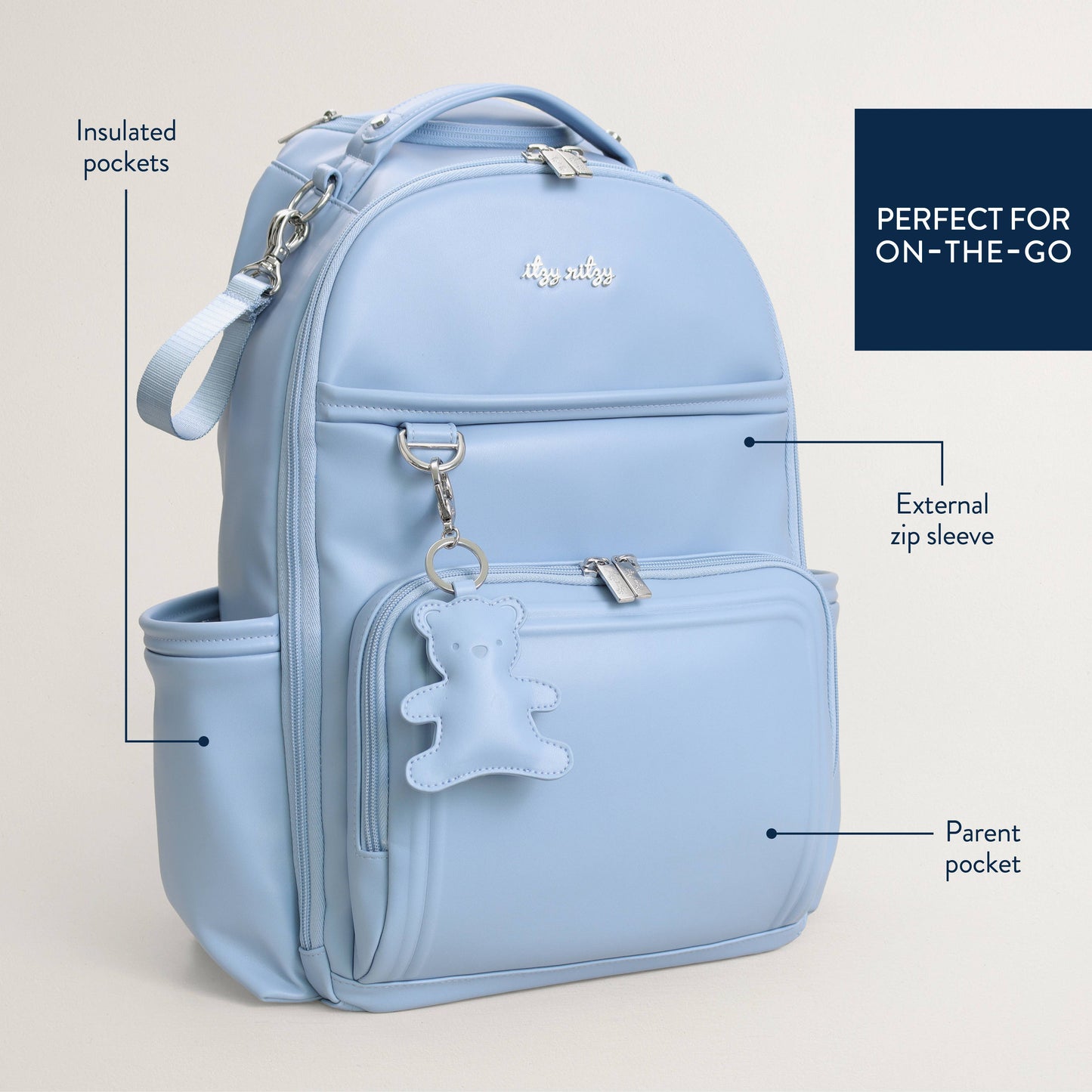 Teddy Blue Boss Plus™ Diaper Bag