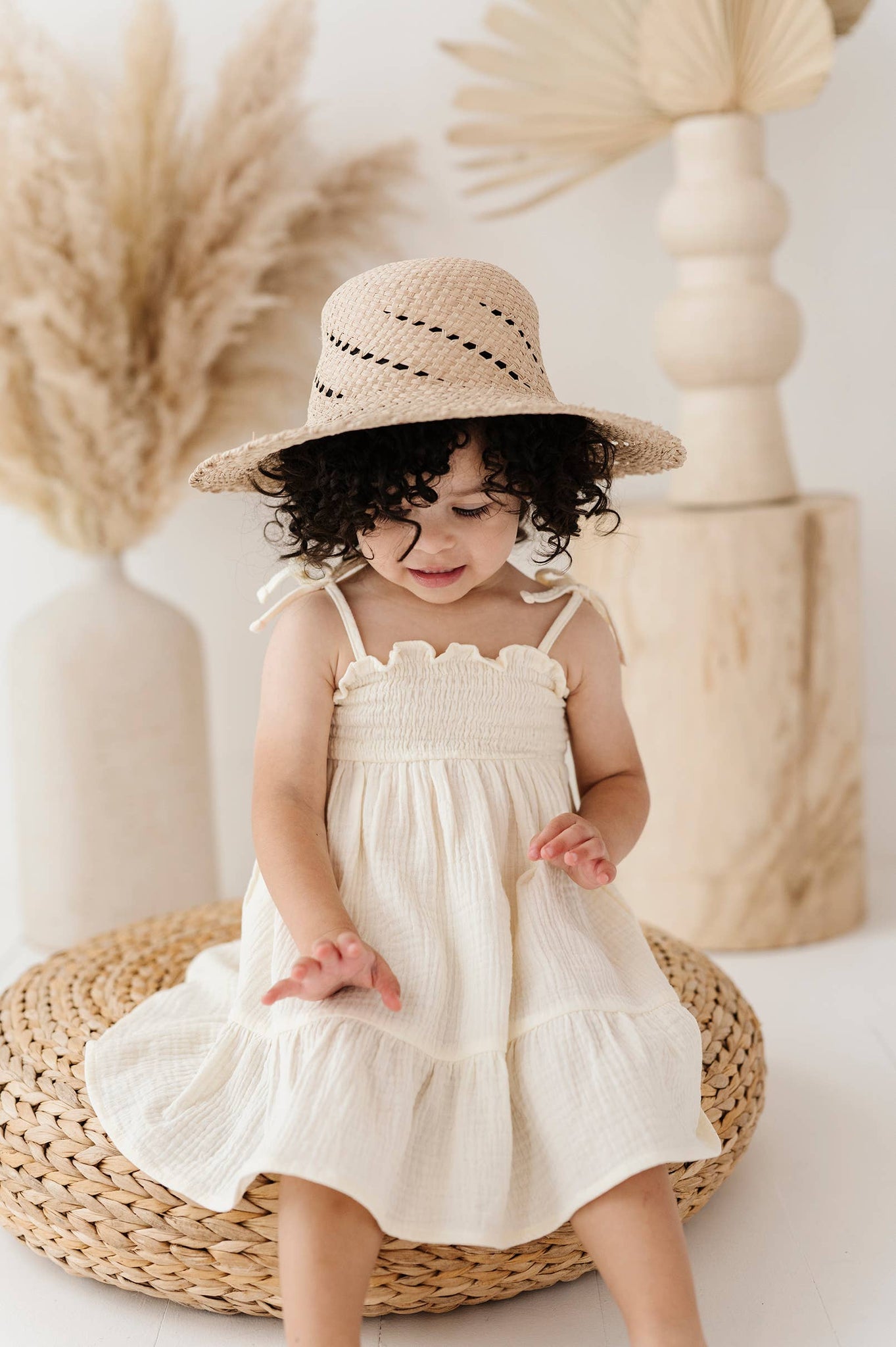 cream tiered mini dress House of CB