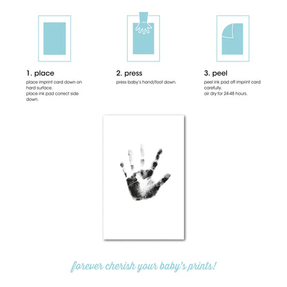 Double-Sided Photo & Babyprint Christmas Ornament Kit, White