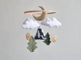 ChilDreams - Baby mobile - Mountain nursery mobile - Baby crib mobile