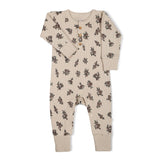 Makemake Organics - Organic Button Romper - Posy