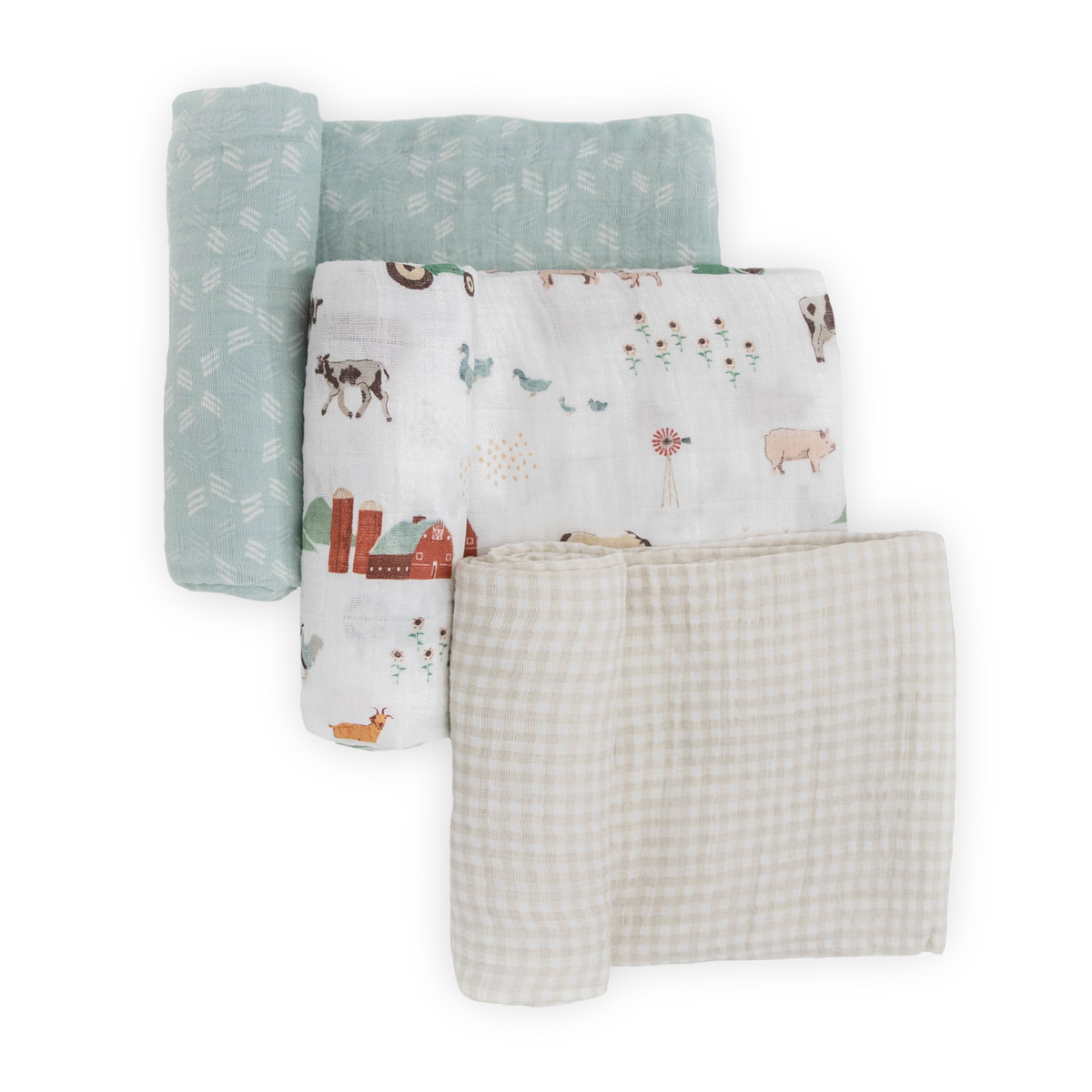 Cotton Muslin Swaddle 3 Pack