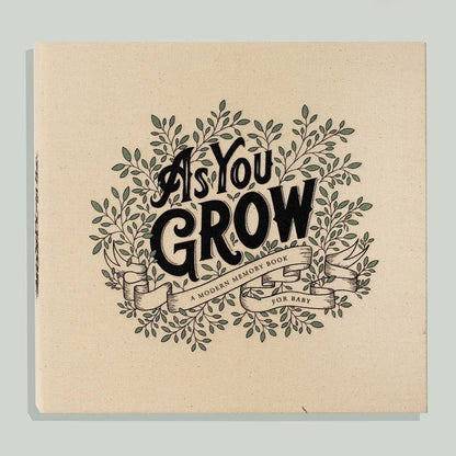 As You Grow: A Modern Memory Book for Baby (Baby Shower)