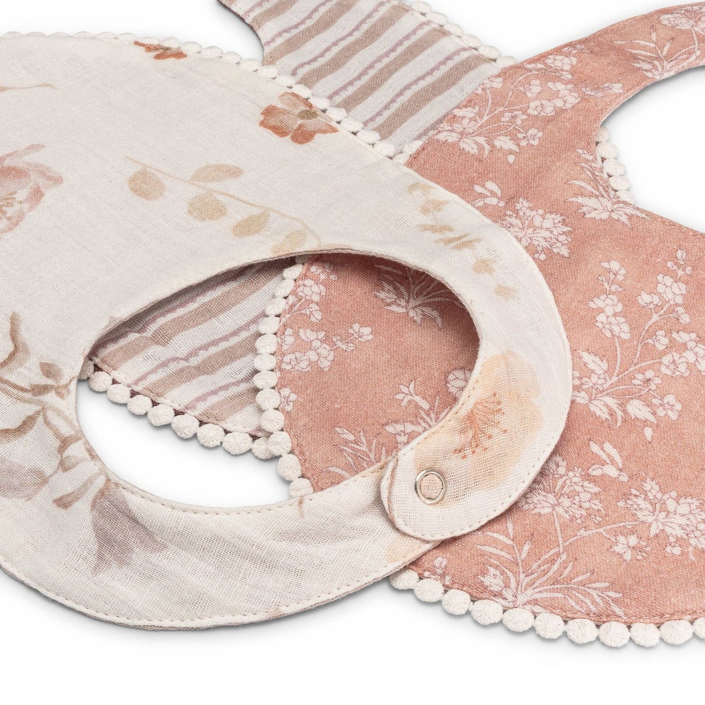 Muslin Bib Set - Violet