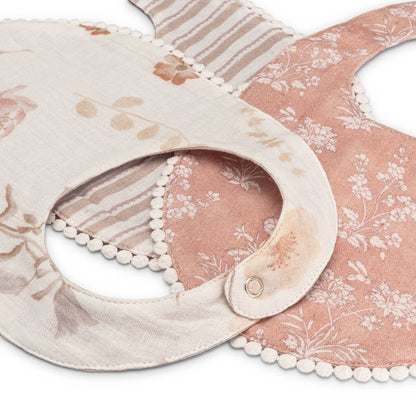 Muslin Bib Set - Violet