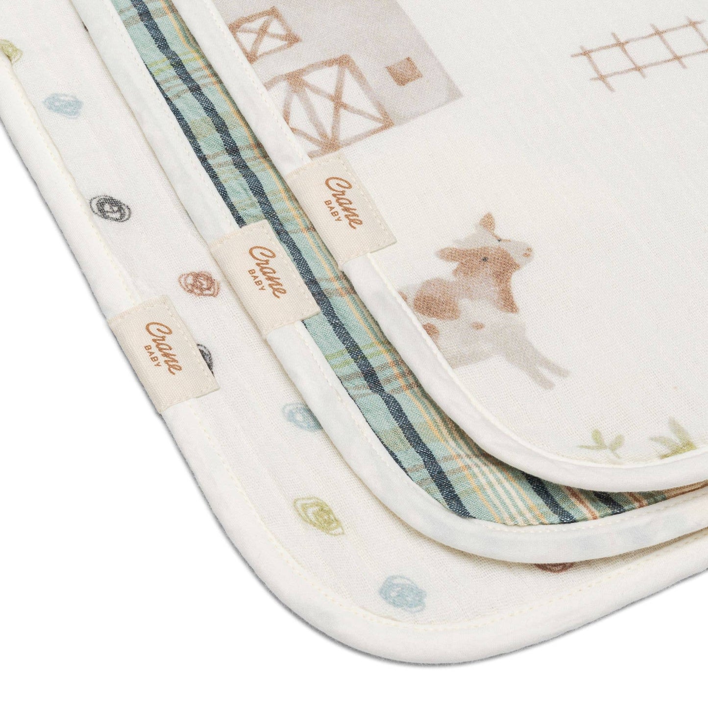 Burp Cloth Set - Farmhouse