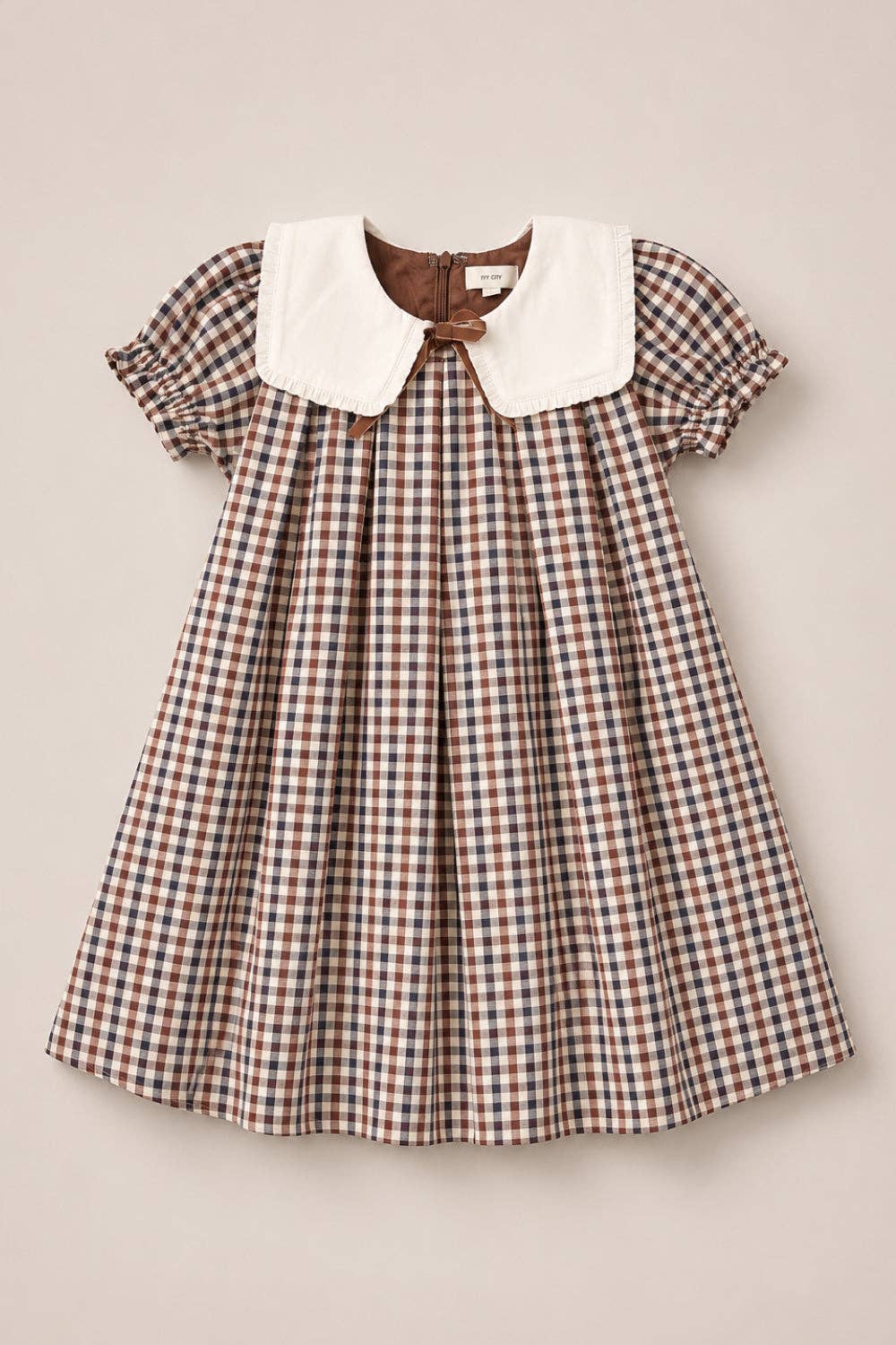 Mini Emery Dress in Chestnut