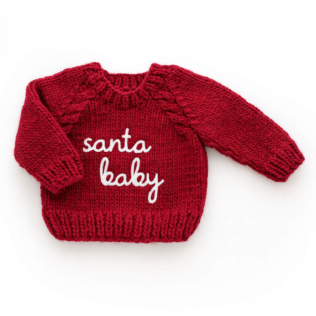Knit Sweater - Santa Baby