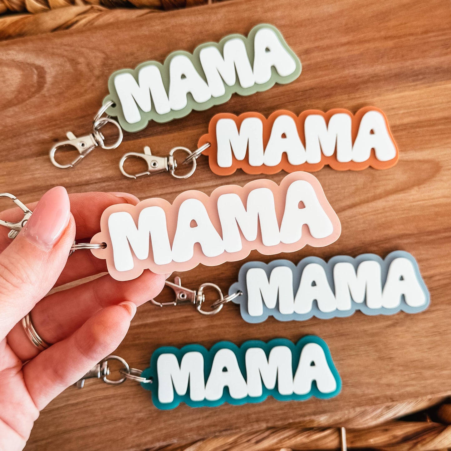 Mama 3D Acrylic Keychain