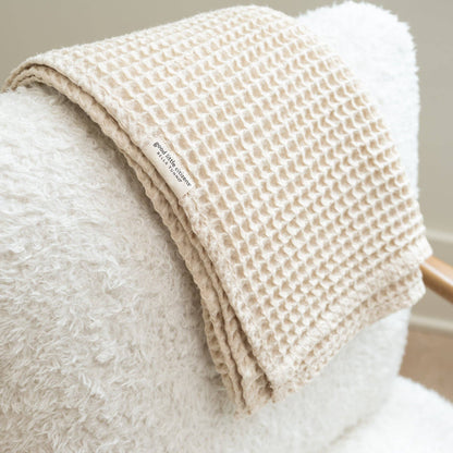 100% Cotton Blanket - Linen