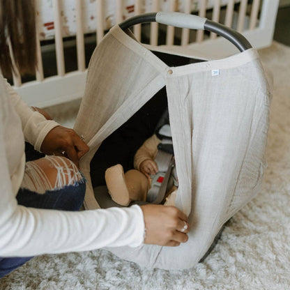 Muslin Car Seat Canopy