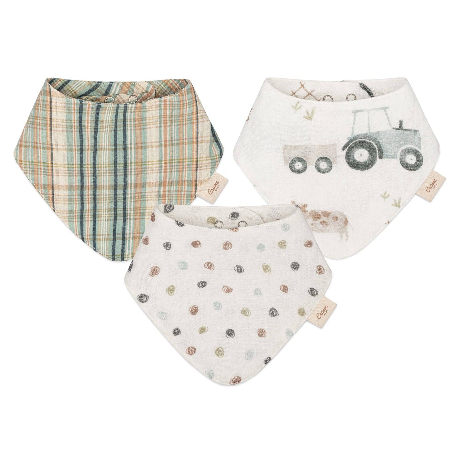 Muslin Bib Set - Farmhouse