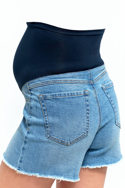5" Maternity Dad Jean Shorts