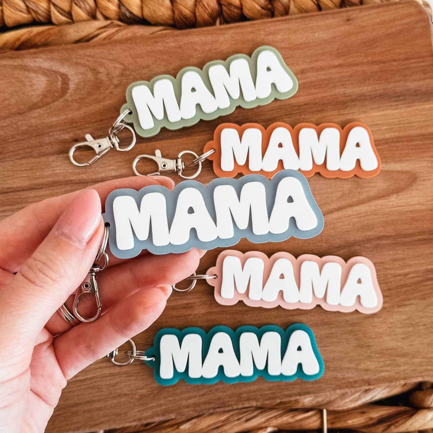 Mama 3D Acrylic Keychain