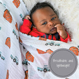 How We Roll Muslin Swaddle Blanket