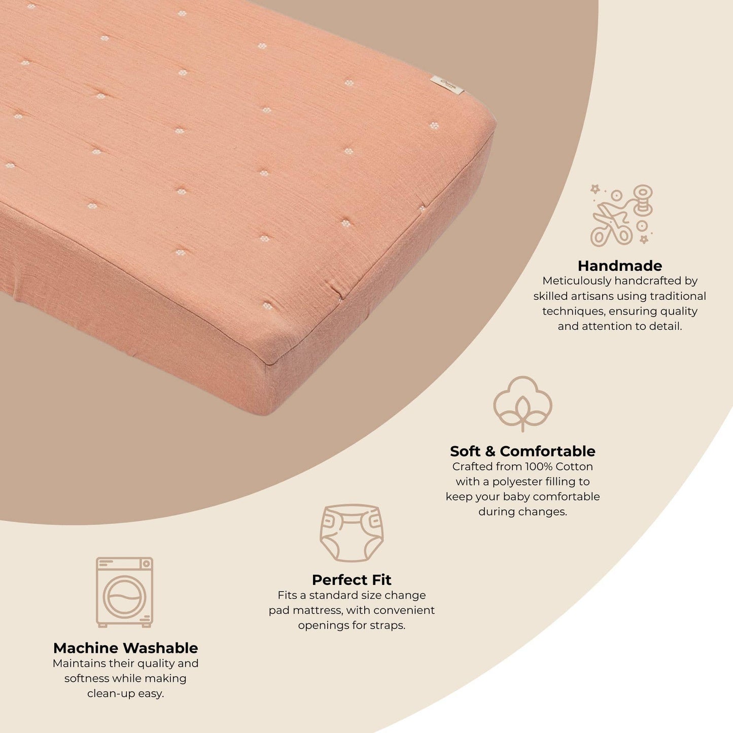Changing Pad Cover - Violet
