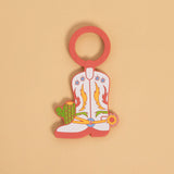 Cowboy Booth Teether, Baby Teether Ring
