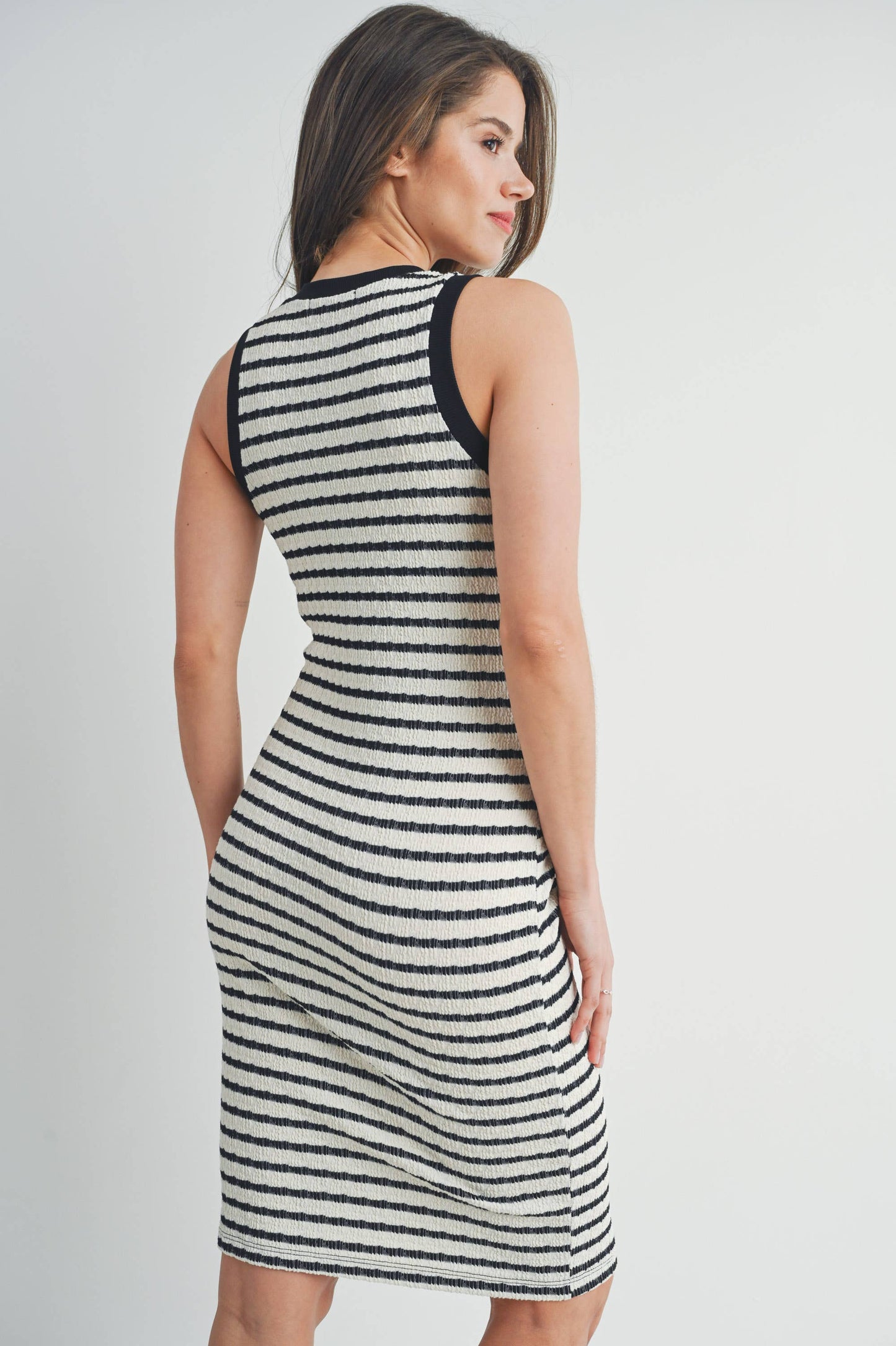 Striped Bodycon Dress Maternity