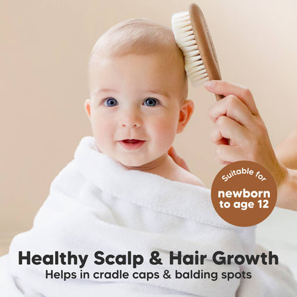 KeaBabies Baby Hair Brush